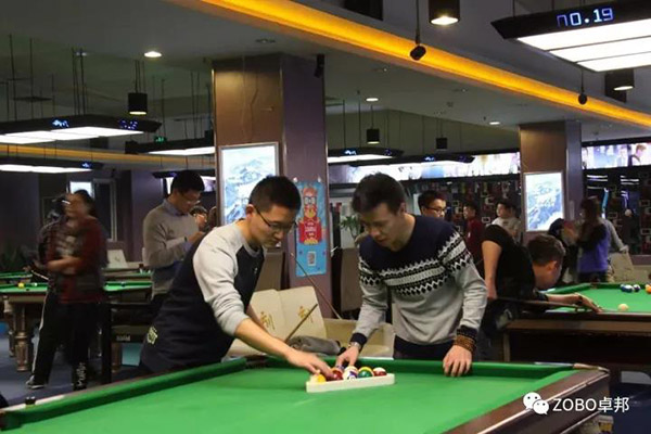 ZOBO卓邦挑戰(zhàn)“激情碰撞·情系園區(qū)”中關(guān)村豐臺園第五屆臺球競賽