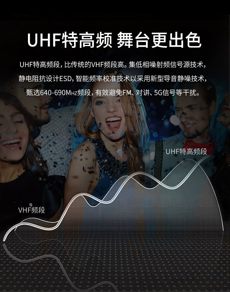 BBS娛樂話筒 F-80PLUS無線智能演出麥克風(fēng) 舞臺主持 KTV話筒 K歌高端演出話筒-BBS話筒