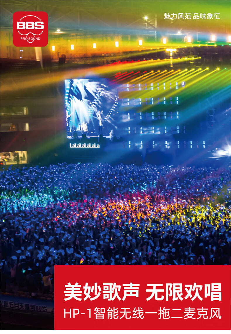 BBS娛樂話筒 HP-1 一拖二無線話筒 無線麥克風(fēng) 真分集話筒 舞臺演出會議婚慶主持