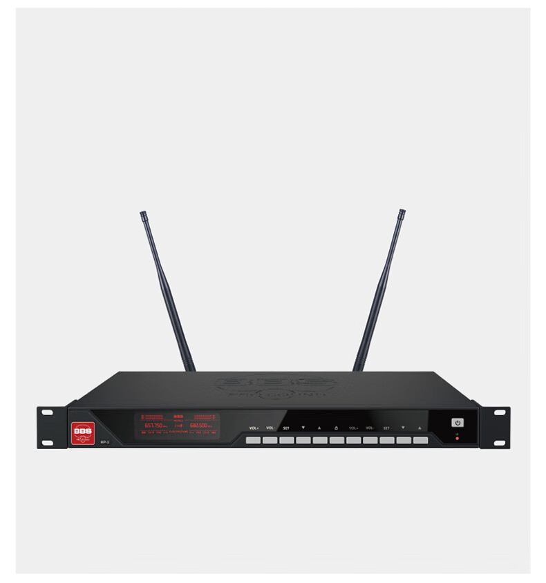 BBS娛樂話筒 HP-1 一拖二無線話筒 無線麥克風(fēng) 真分集話筒 舞臺演出會議婚慶主持2